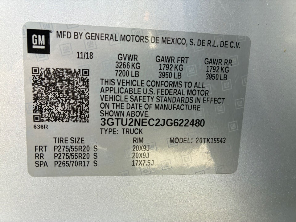 2018 GMC Sierra 1500 SLT