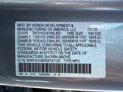 2025 Honda Pilot TrailSport