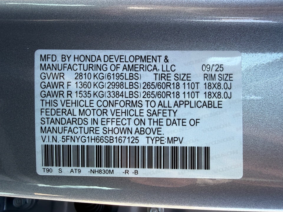 2025 Honda Pilot TrailSport