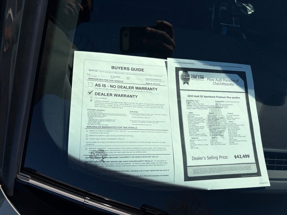 2023 Audi S5 Sportback Premium Plus TFSI quattro Tiptronic