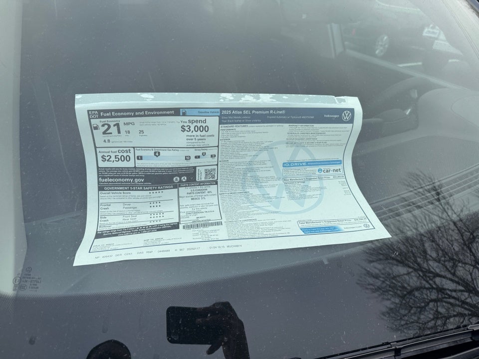 2025 Volkswagen Atlas 2.0T SEL Premium R-Line