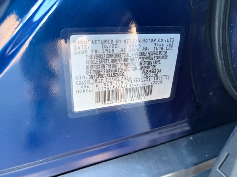 2020 Nissan Kicks SV Xtronic CVT