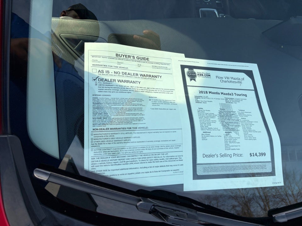 2018 Mazda Mazda3 Touring