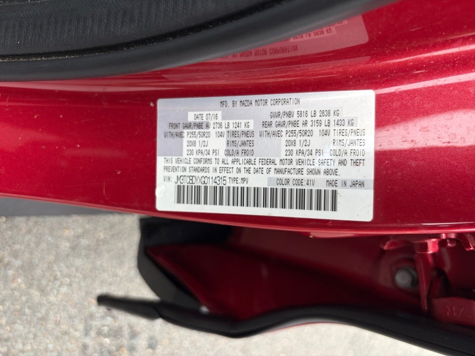 2016 Mazda Mazda CX-9 Grand Touring