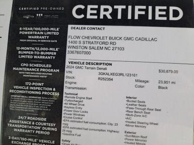 2024 GMC Terrain AWD Denali