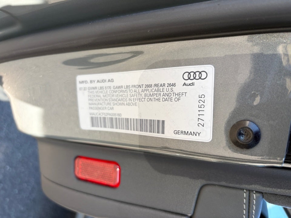 2023 Audi S5 Sportback Premium Plus TFSI quattro Tiptronic