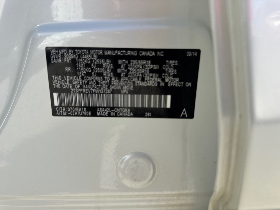 2015 Toyota RAV4 Limited